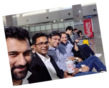 The early Shiprocket and BII team, 2015