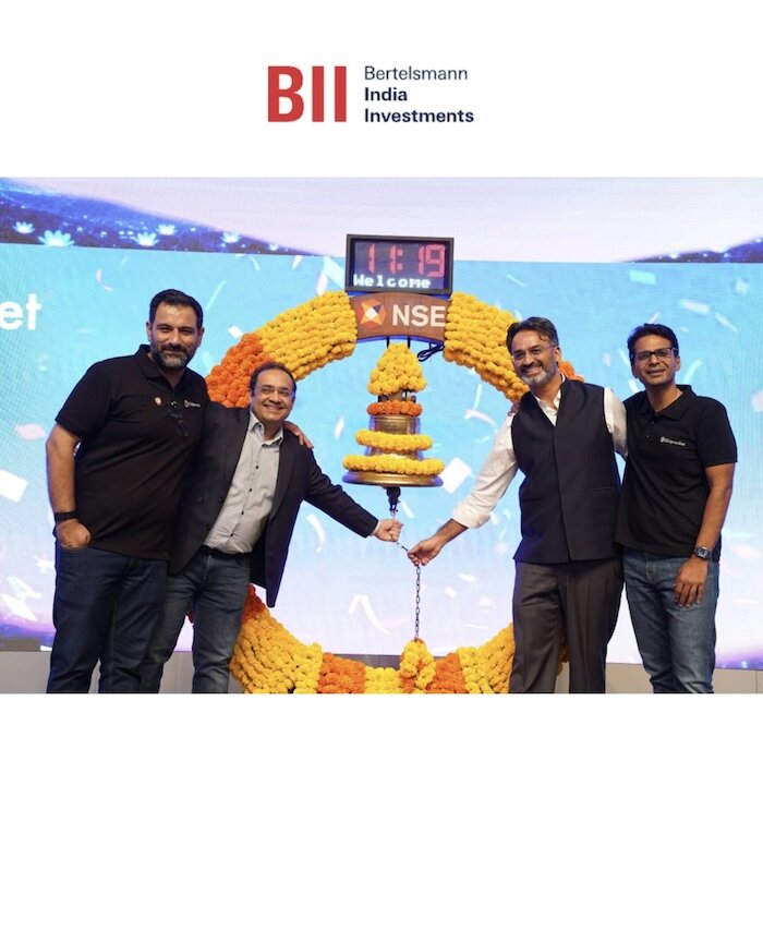 Five proud years — BII and Shiprocket at the NSE bell ceremony